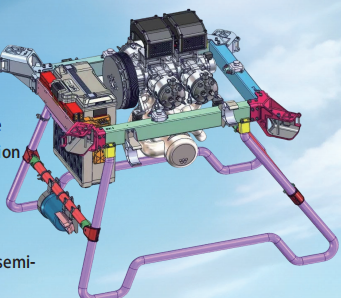 acheter Plateforme de vol multi-rotor hybride U150 fabrication en ligne